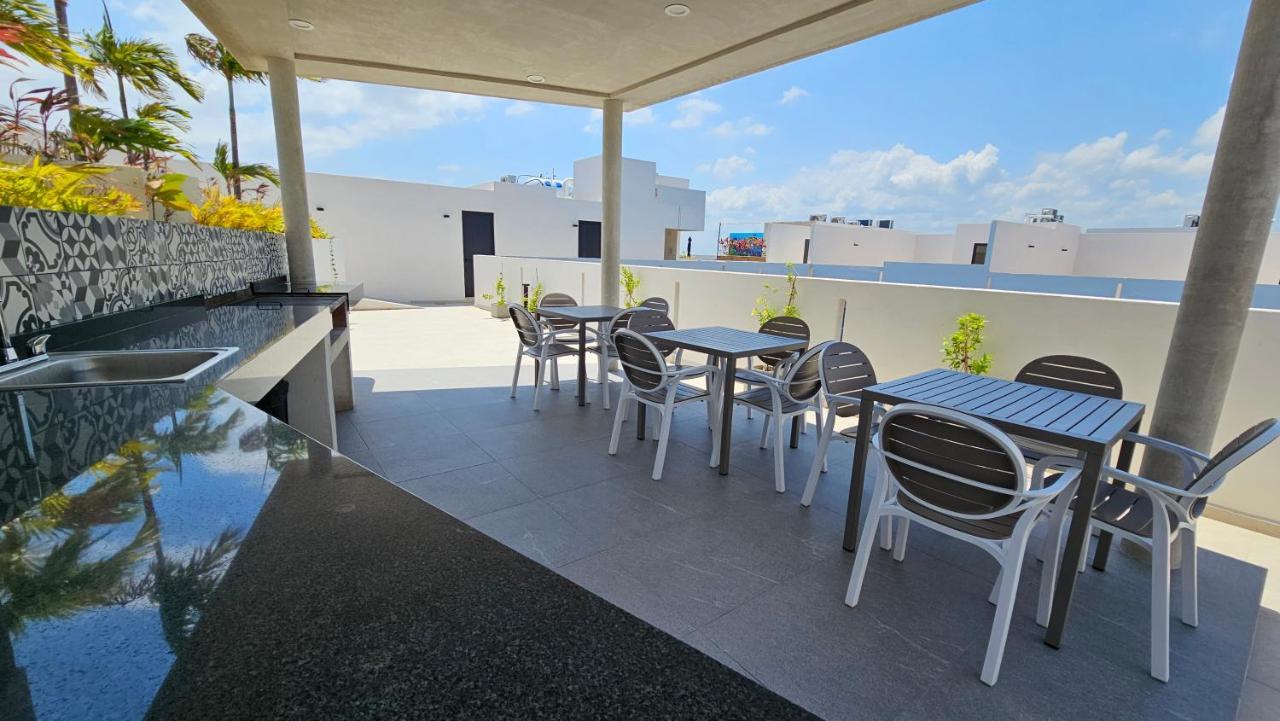 Fancy 3 Bedroom Apartments In Downtown Playa Rooftop Pool Gym Playa del Carmen Zewnętrze zdjęcie