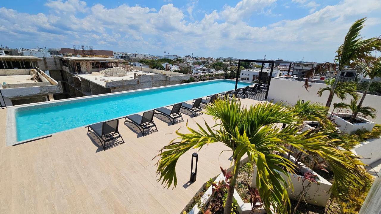 Fancy 3 Bedroom Apartments In Downtown Playa Rooftop Pool Gym Playa del Carmen Zewnętrze zdjęcie